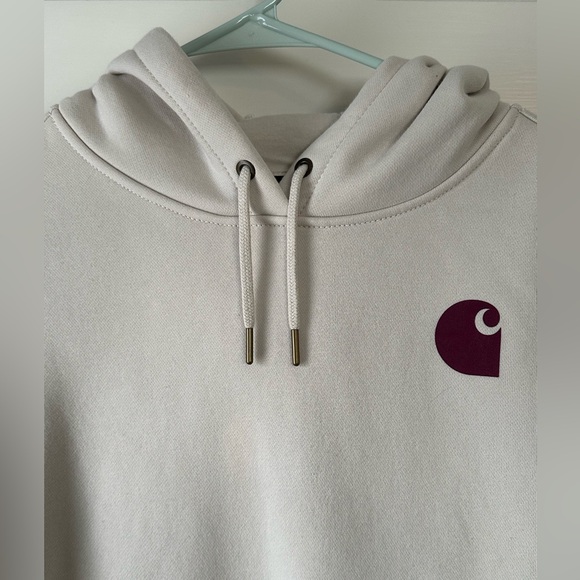 Carhartt Womens Relaxed Fit Midweight Logo Sleeve Graphic Sweatshirt - Picture 3 of 11